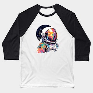 Astronaut Spaceman World Beauty Discovery Adventure Baseball T-Shirt